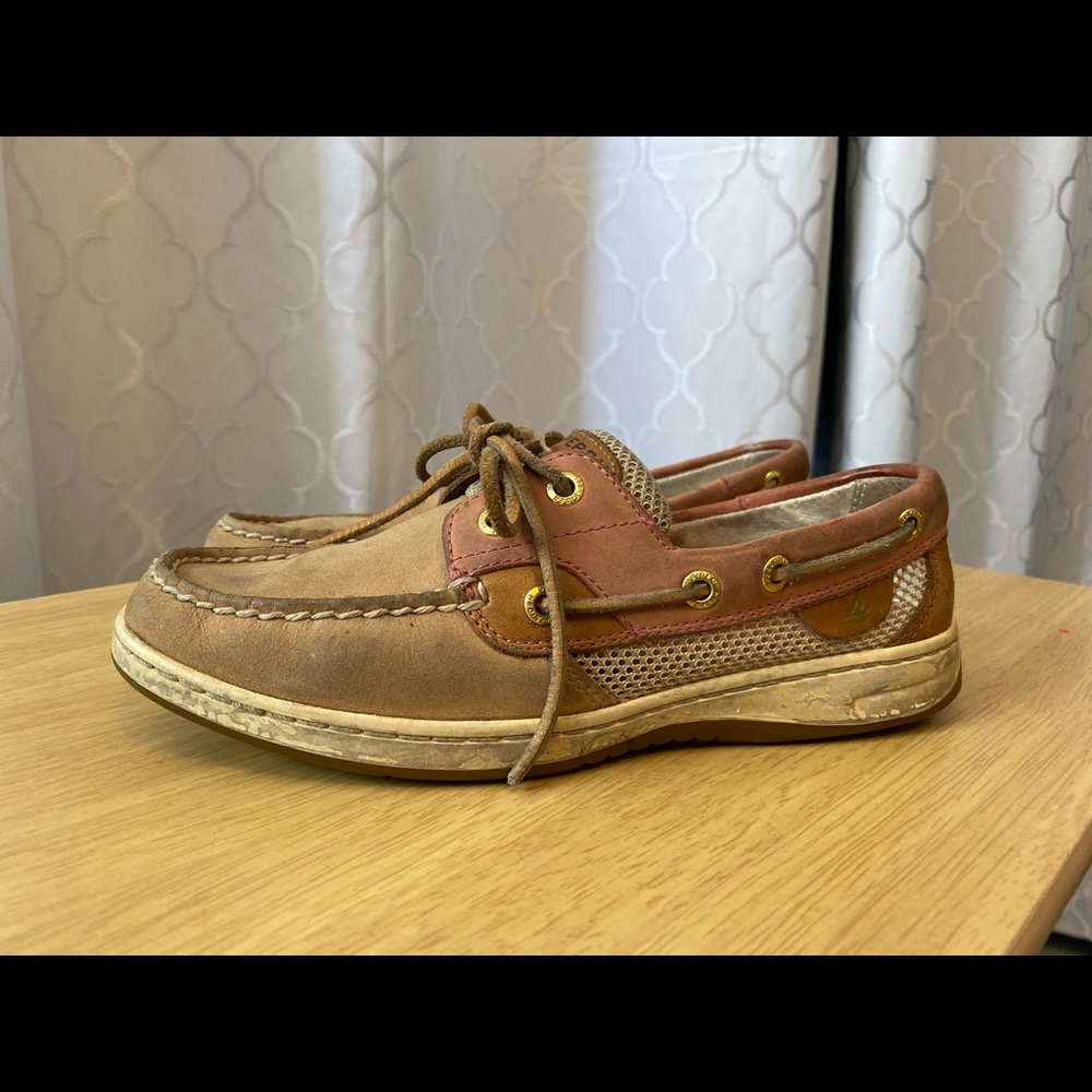 Sperry Top Sider Bluefish Leather Mesh Boat Shoe